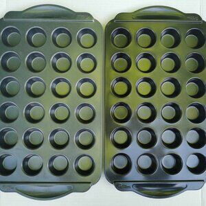 Wilton 24 Cup Mini Muffin Pan Set of 2